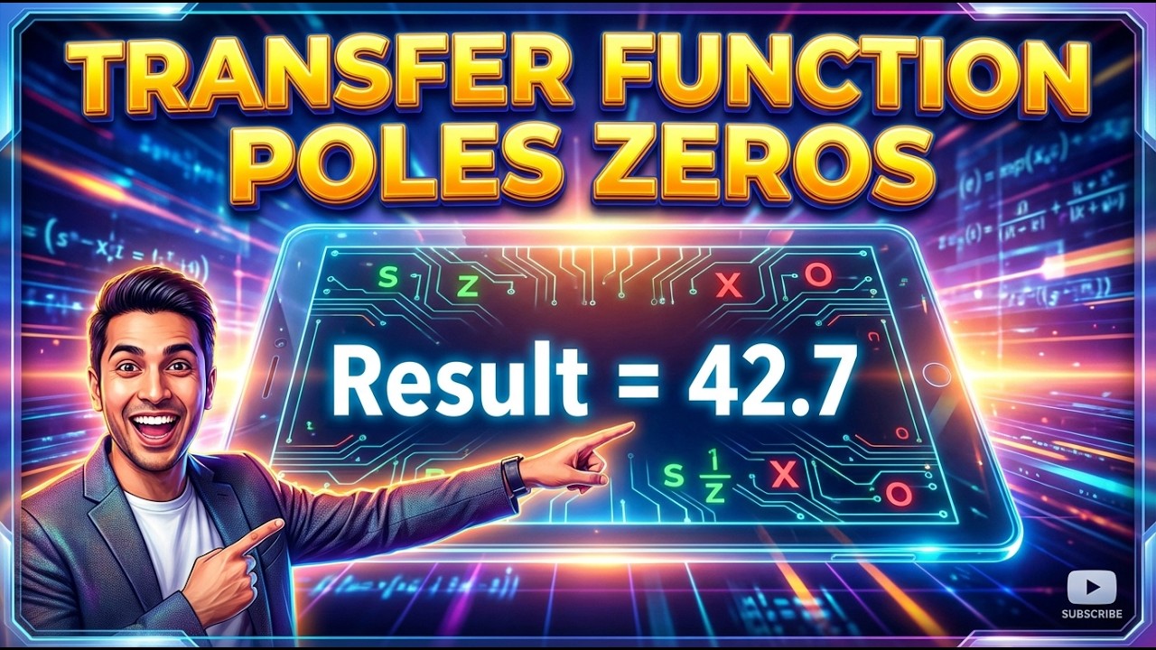 Transfer Function Poles Zeros Interactive Calculator