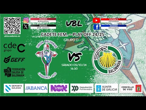 PLAY OFF CF 24/25 - GR.D ANUBIA UB LAVADORES - SAR RODAVIGO