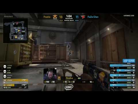 fnatic flusha ACE IEM KATOWICE 2018