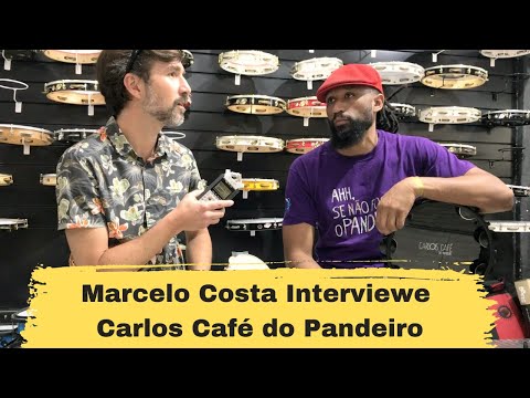 Découvrez le Pandeiro Nylon dans cette Interview avec le grand Carlos Café do pandeiro.