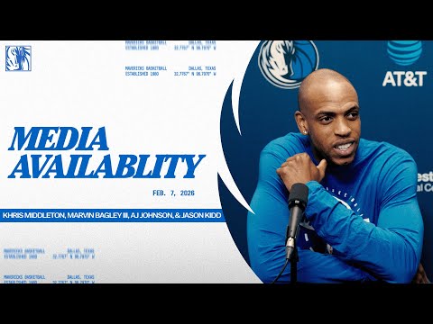 Khris Middleton, Marvin Bagley III, AJ Johnson, & Jason Kidd | Media Availability @ SAS | 2/7/26