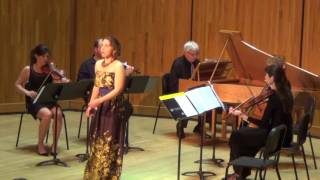 Johanna Bronk, mezzo-soprano, singing from Ariana in Creta in the 2017 Handel Aria Competition