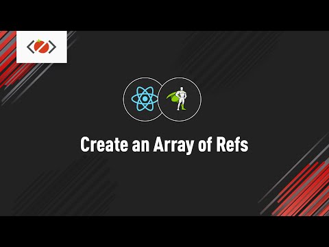 How to create an array of React refs