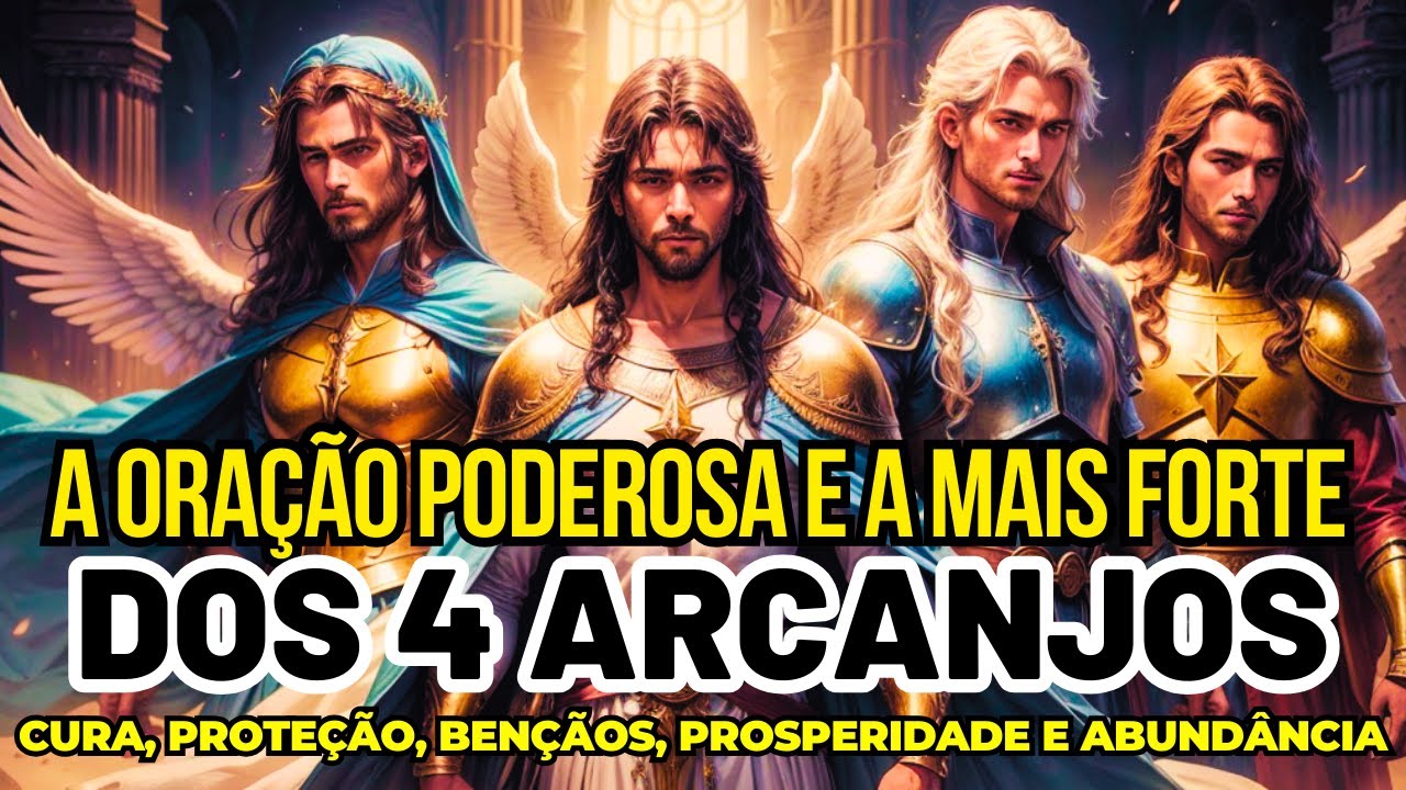 A ORAÇÃO AOS 4 ARCANJOS: MAIS FORTE E PODEROSA A SÃO MIGUEL, SÃO RAFAEL, SÃO GABRIEL E URIEL💰RIQUEZA