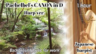 Download lagu 【 Pachelbel's CANON in D】Harp ver. 1hour♩=60  ( BGM  Harp Music) mp3