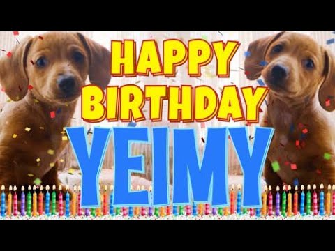 Happy Birthday Yeimy! ( Funny Talking Dogs ) What Is Free On My Birthday