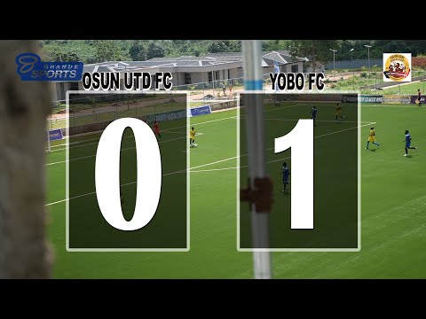 OSUN UTD 0 - 1 YOBO FC (Abandoned)