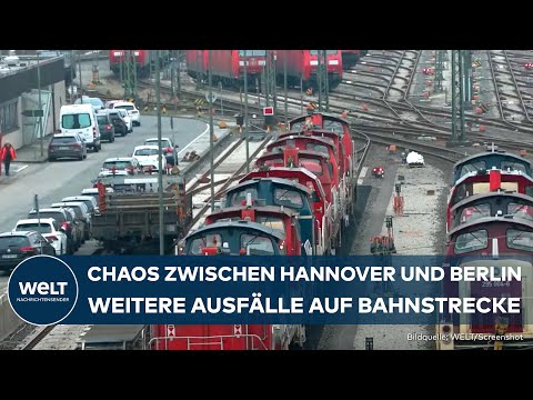 DEUTSCHLAND: Stillstand auf der Ost-West-Achse: Bahnverkehr nach Brand weiter gestört