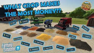 What Crop Makes The Most Money? | Farming Simulator 22