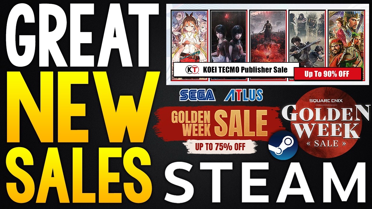 3 AWESOME NEW STEAM SALES LIVE RIGHT NOW - TONS OF GREAT DEALS AND HISTORIC LOWS!