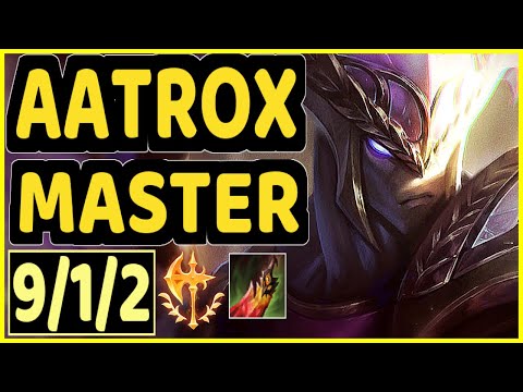 CABOCHARD (AATROX) - 9/1/2 KDA GAMEPLAY - EUW Ranked MASTER