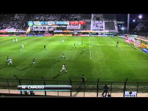Gol de Caruso. Ferro 1 Huracán 2. Fecha 5. B Nacional. Fútbol Para Todos.