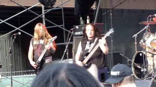 Aura Noir, "Blood Unity/ Wretched Fac of Evil", Baltimore, Maryland Death Fest, 27 mai 2011.