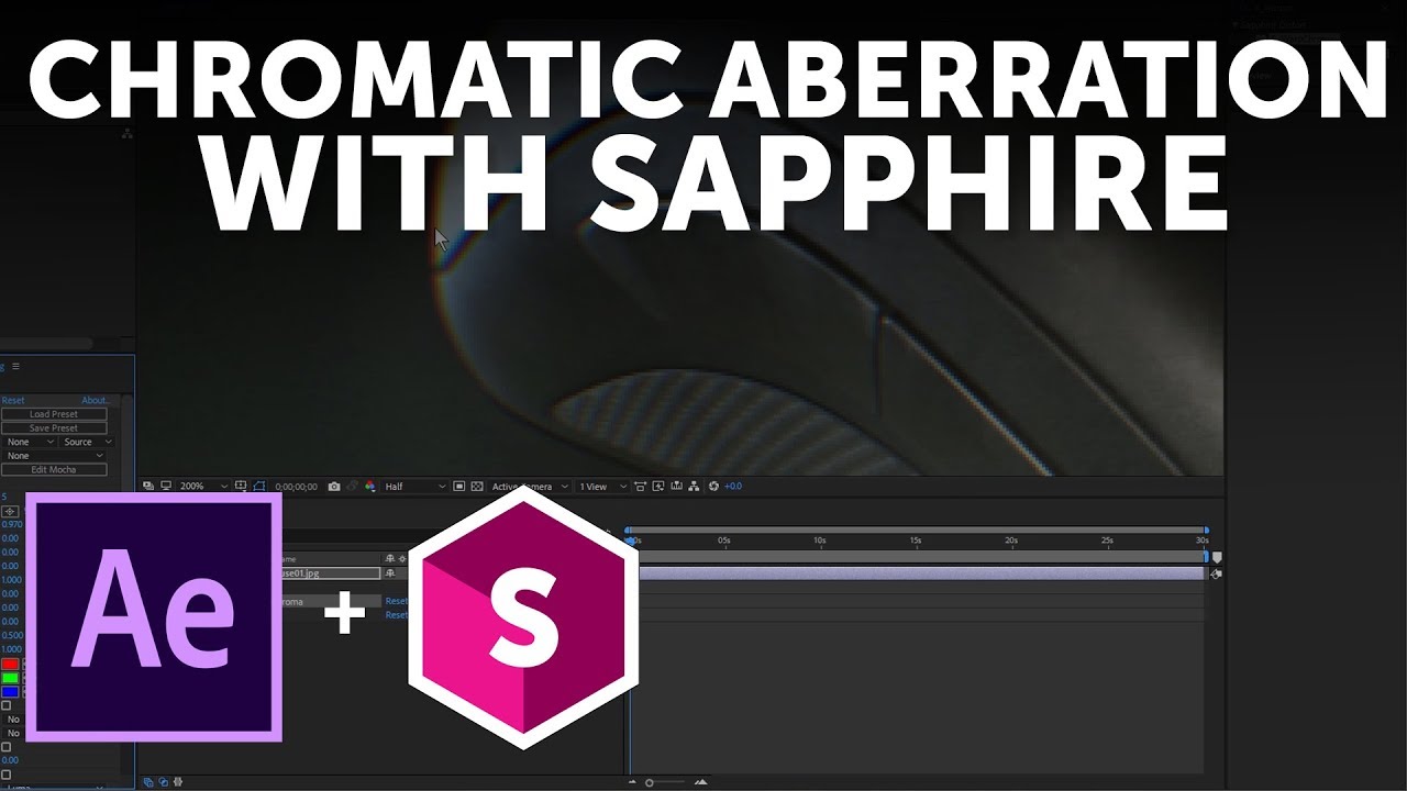 How to Add Chromatic Aberration with Sapphire in Adobe After Effects