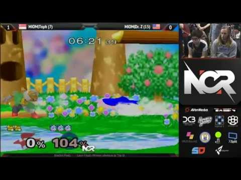 NCR 2015: Melee - Bracket Pools - Loser Finals: MIOM|Toph (Fox) vs MIOM|Dr. Z (Puff)