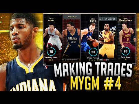 NBA2K16 Pacers MyGM #4 - MAKING SOME TRADES! + DANNY GRANGER RETURNS!!