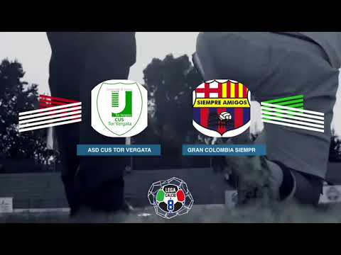 LEGACALCIO8 STAGIONE 21/22 SERIE A2 Cus Tor Vergata - Gran Colombia Siempre Amigos