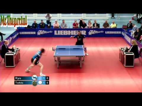 Table Tennis - Ryu Vs Tokic - (German League 05/05/2013 Play Off Match 2)