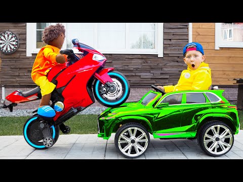 Senya and his colorful cars