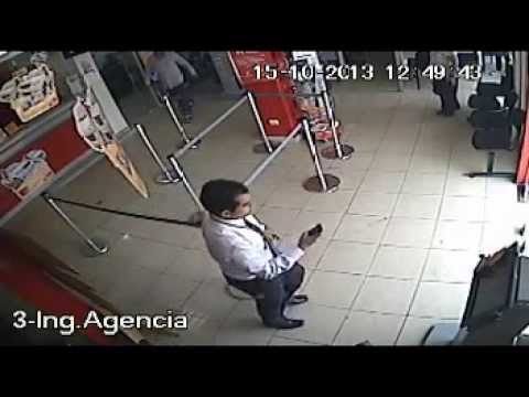 ASALTO CAJA TRIJILLO - CASMA CAMARA 3 INTERIOR PUERTA