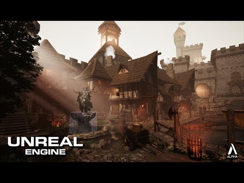 Speed Level Art - Medieval Center - Unreal Engine 4