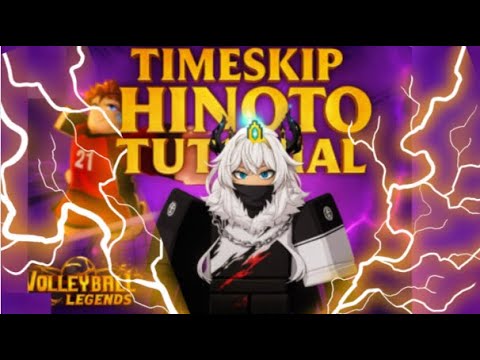 TIMESKIP HINOTO TUTORIAL | BECOME PRO IN 3 MIN | VOLLEYBALL LEGENDS | ROBLOX