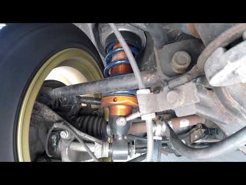 RX8 Rear suspension at work