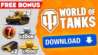 World of Tanks Download🔥WOT DOWNLOAD WITH BONUSES🔥World of Tanks how to play on pc