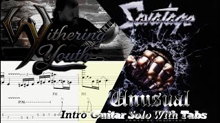 Savatage - Unusual Intro Guitar Solo | With Tabs 🎸