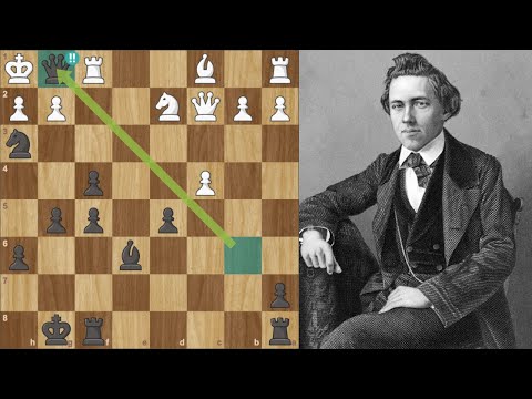 Morphy's brilliant moves from history - McConnell vs Morphy 1849