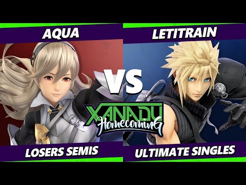 Homecoming LOSERS SEMIS - Aqua (Corrin) Vs. LetItRain (Cloud) Smash Ultimate - SSBU