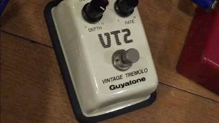 Video thumbnail for Guyatone VT-2(vintage tremolo) and d.delay by Tondemand