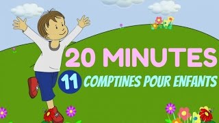 11 comptines pour enfants (20 minutes) chantées par Sidney et Richard