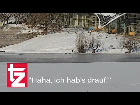 Unfassbar! Hier lachen Gaffer über Eis-Unfall am Münchner Olympiasee