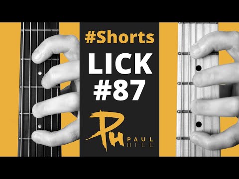 87. Minor ii v i In G Minor Guitar Lick - Guitar Tab Available. #Shorts