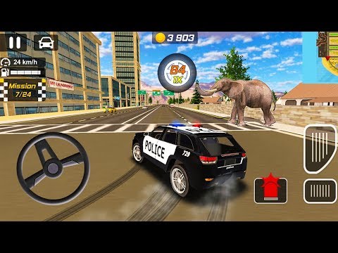 Police Drift Car Driving Simulator - Examination Test For Driving Skills - Android Gameplay