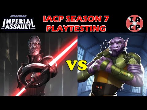 Imperial Assault Season 7 Playtesting Game 01 - Grand Inquisitor vs Zeb