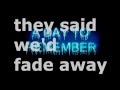 A Day To Remember - Heres To The Past (Lyrics!)