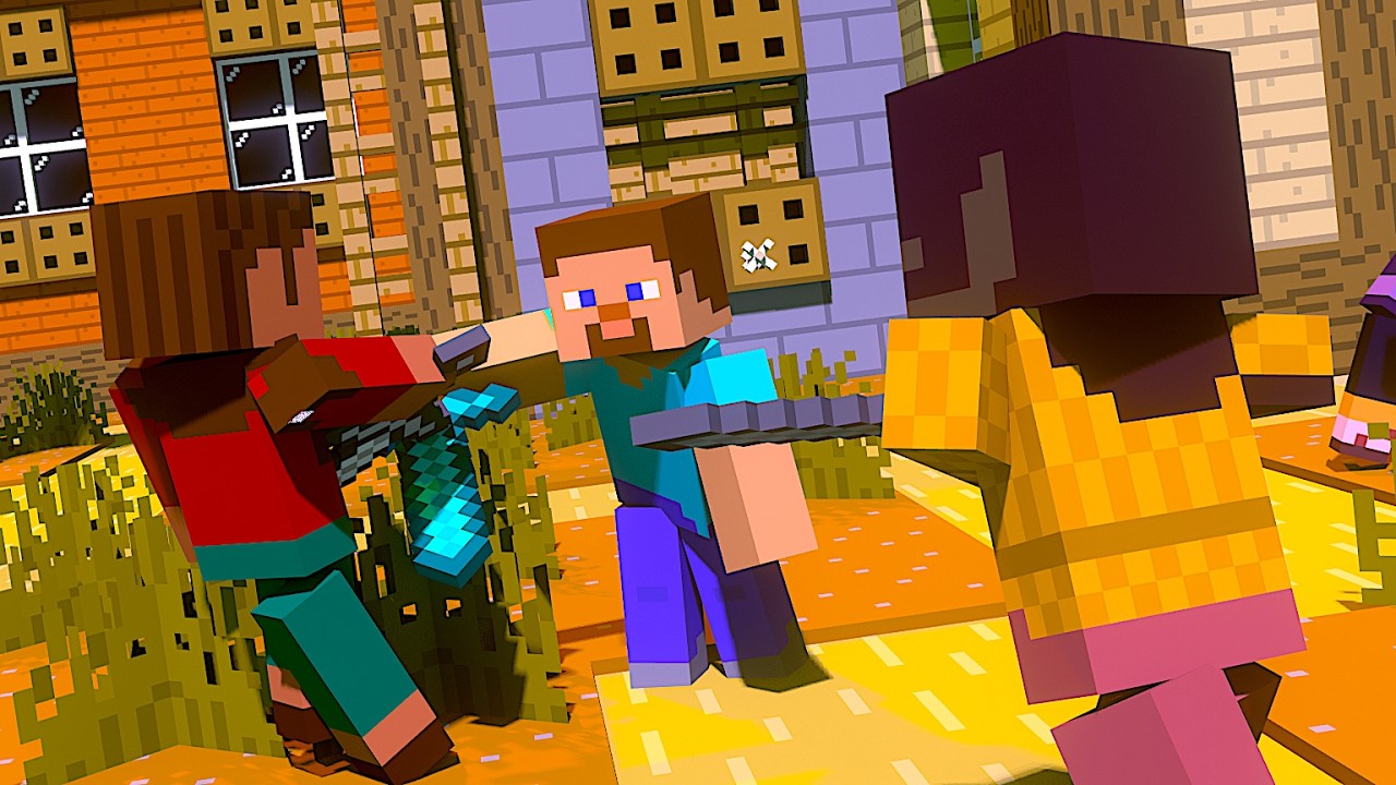 (Animation) Steve doesn't really like the new default skins