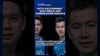 Kata-kata Rahmat Hidayat saat Dipilih Jadi Tandem Kevin Sanjaya, Gantikan Marcus Gideon