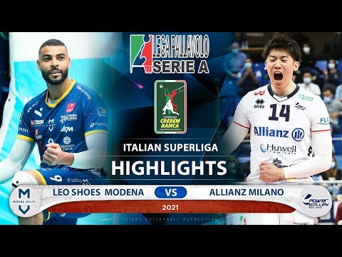 Highlights | Leo Shoes PerkinElmer Modena vs Allianz Milano | Italian Superliga 2021