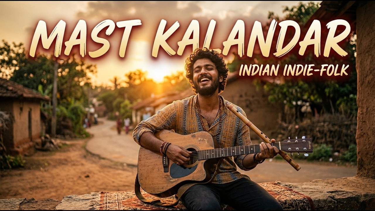 Mast Kalandar | Soulful Acoustic Indian Folk Pop | [Official Audio] 🎸🌅