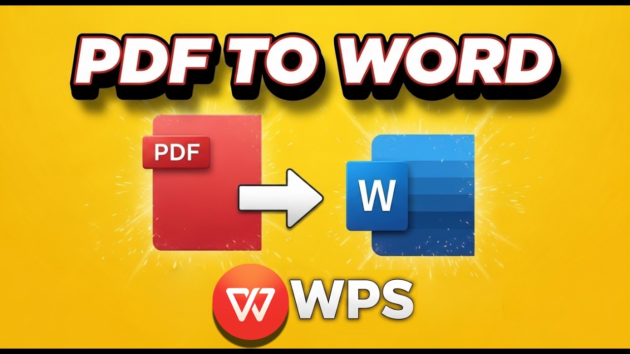 How to Convert PDF to Word in Seconds with WPS PDF for FREE