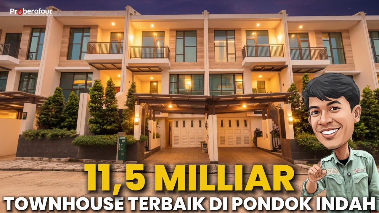 Rumah Siap Huni Pondok Indah Jakarta Selatan 4 Lantai Private Lift