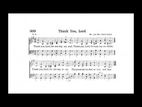 Thank You Lord, For Saving my Soul