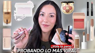 PROBANDO EL MAQUILLAJE MAS VIRAL DEL MOMENTO 🤯|Charlotte Tilbury|Natasha Denona|Fenty Beauty