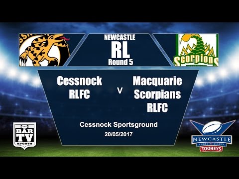 2017 Newcastle RL Round 5 - Cessnock Goannas V Macquarie Scorpions