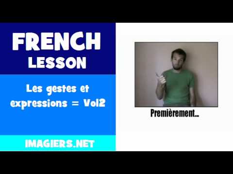 FRENCH LESSON #221 = Les gestes et expressions = Vol2