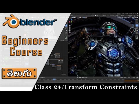 Transform Constraints in Blender [ TELUGU ] || Blender Tutorials for Beginners || Lucky Studios