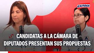 🔴🔵 Catherine Paredes y Rosenith Pinedo postulan a la Cámara de Diputados: Estas son sus propuestas